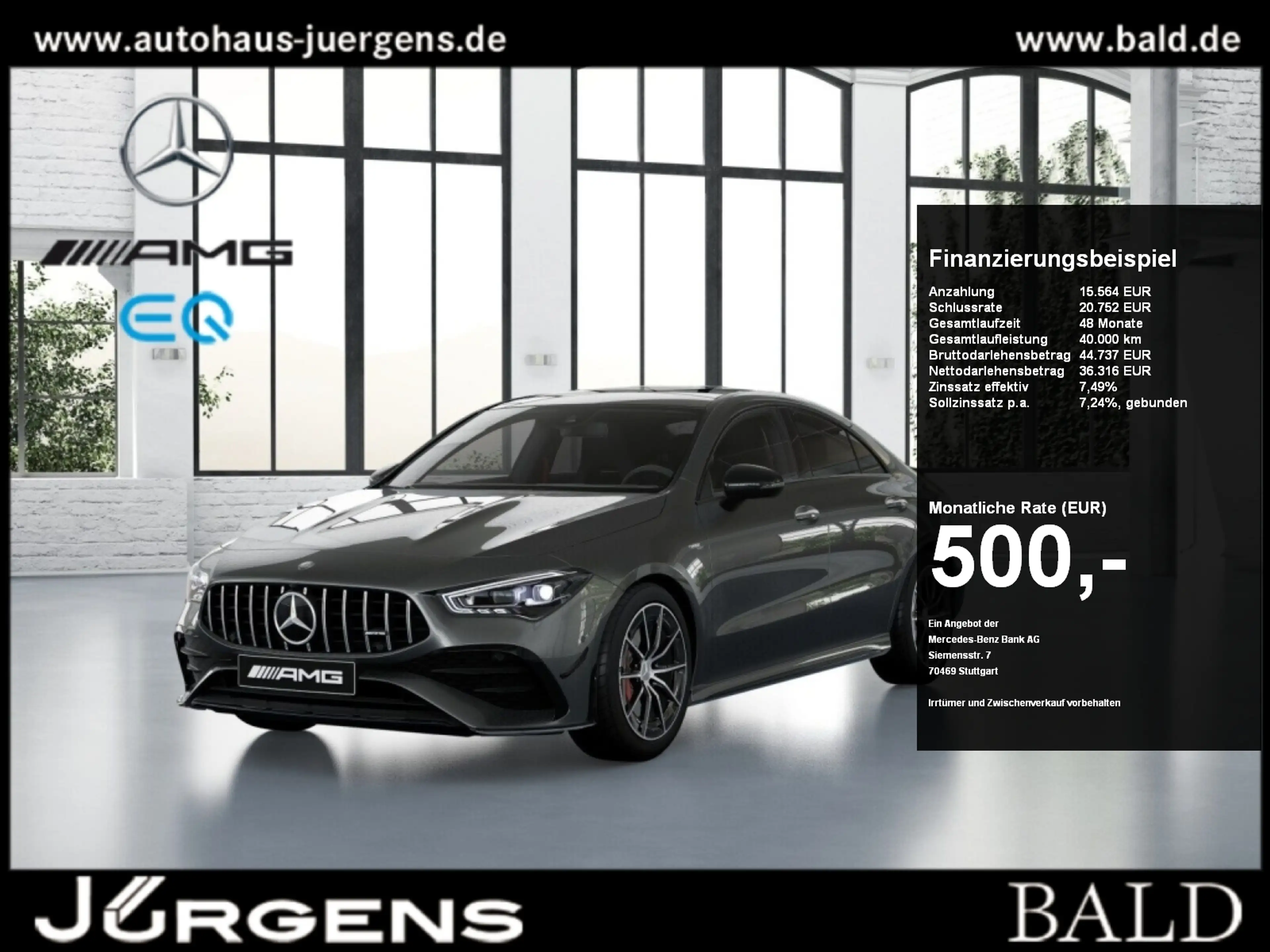 Mercedes-Benz CLA 35 AMG 4M Premium/Pano/Aero/MLB/Night/Ambi
