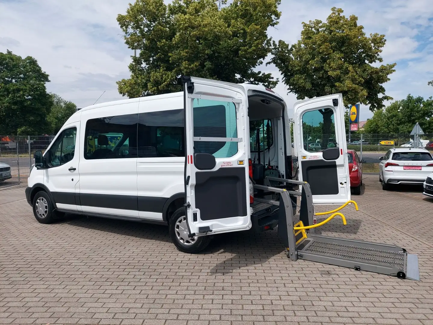 Ford Transit Kombi 350 L3 hoch Trend Rollstuhl Lift Weiß - 1
