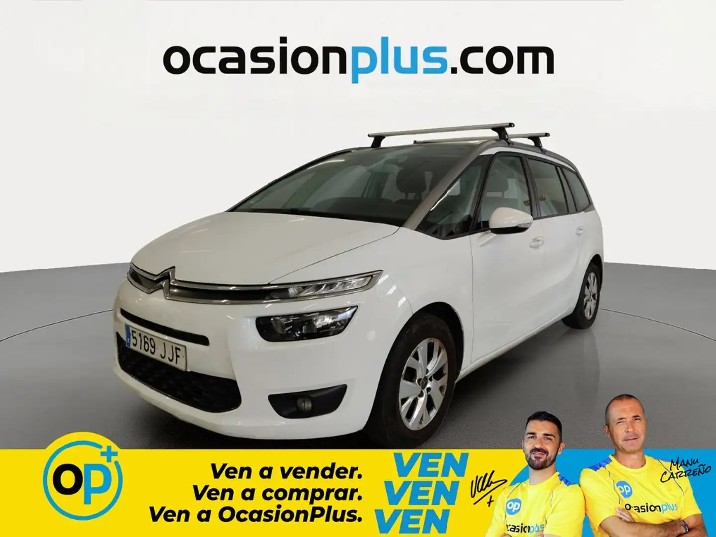 Citroen C4 Grand Picasso 1.2 PT. S&S Seduction Blanco - 1