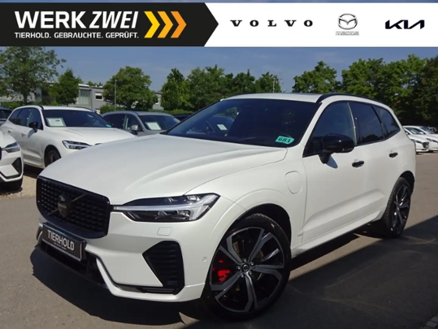 Volvo XC60 T8 R Design Plug-In Luftfw ACC HUD PANO 360 Weiß - 1