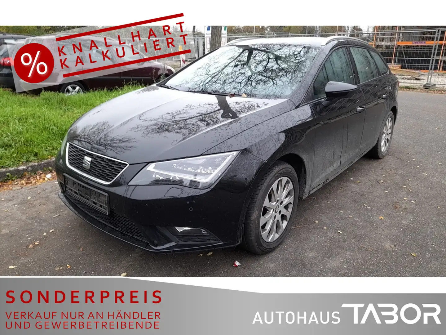 SEAT Leon ST 1.6 TDI Style LED Nav PDC SHZ LM Climatr Schwarz - 1