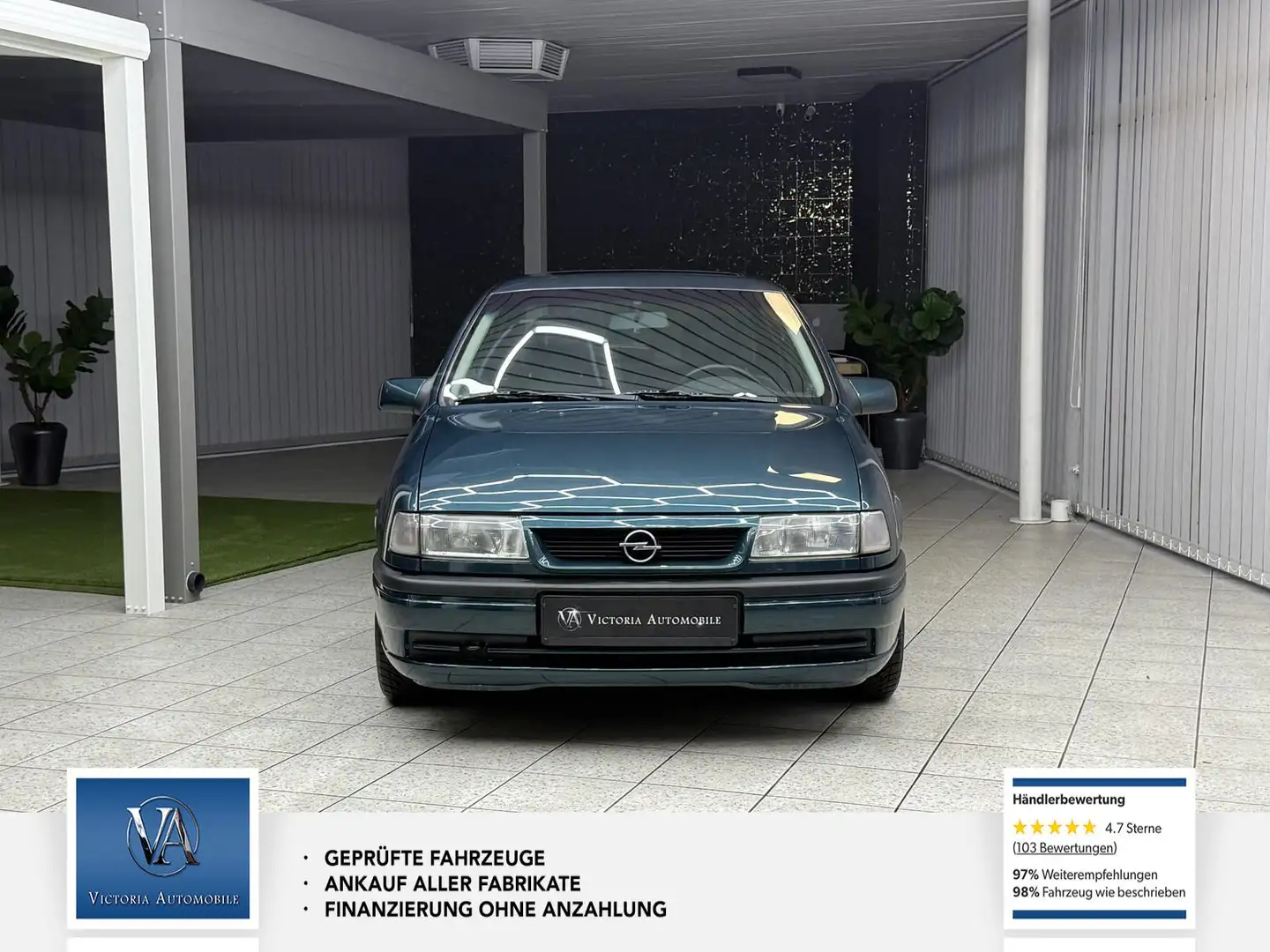 Opel Vectra 1 Hand* Nur 62192km* El. Spiegel. Schiebedach. Blau - 2
