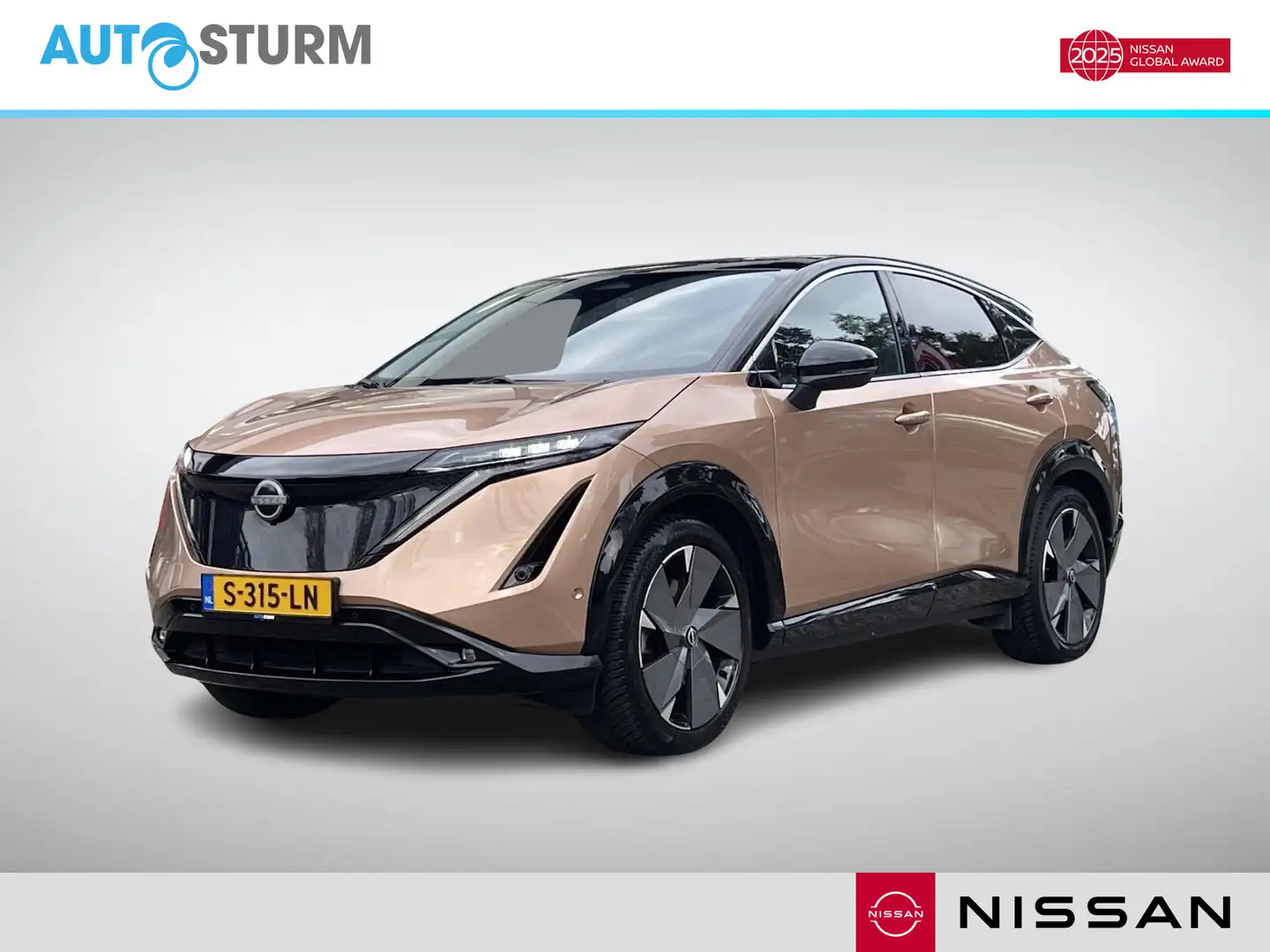 Nissan Ariya Evolve 91 kWh Nappa Leder + 20'' Velgen Brun - 1