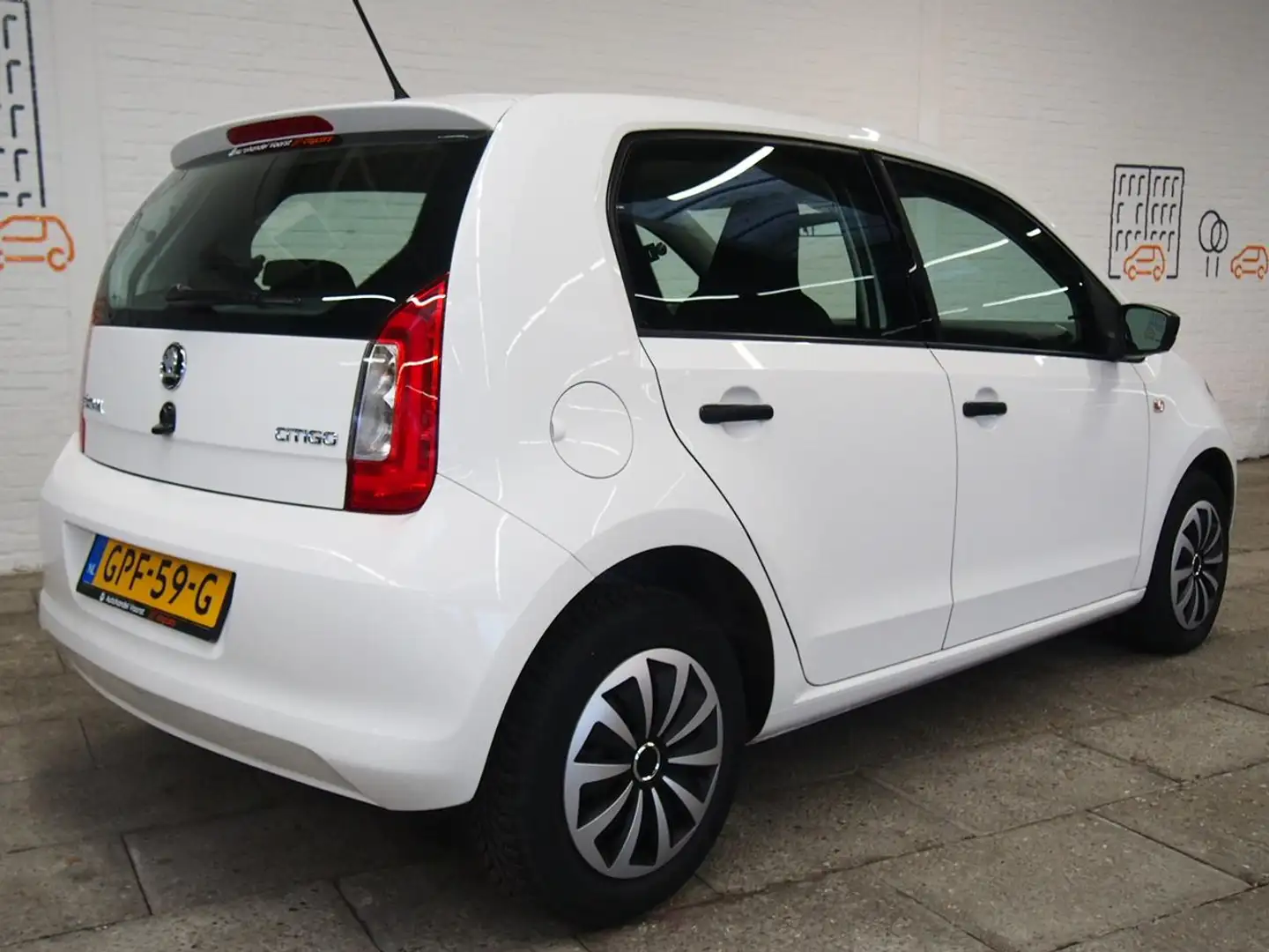 Skoda Citigo 1.0 Greentech Ambition Airco (APK:Nieuw) Incl.Gara Wit - 2