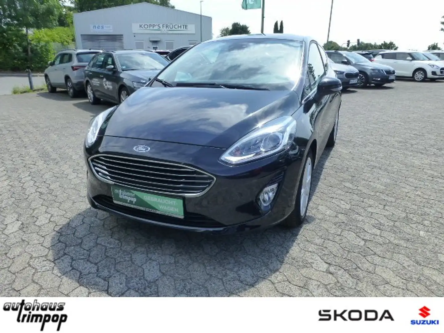 Ford Fiesta 1.5 TDCi Titanium Navi Klima Klima Navi Zwart - 1