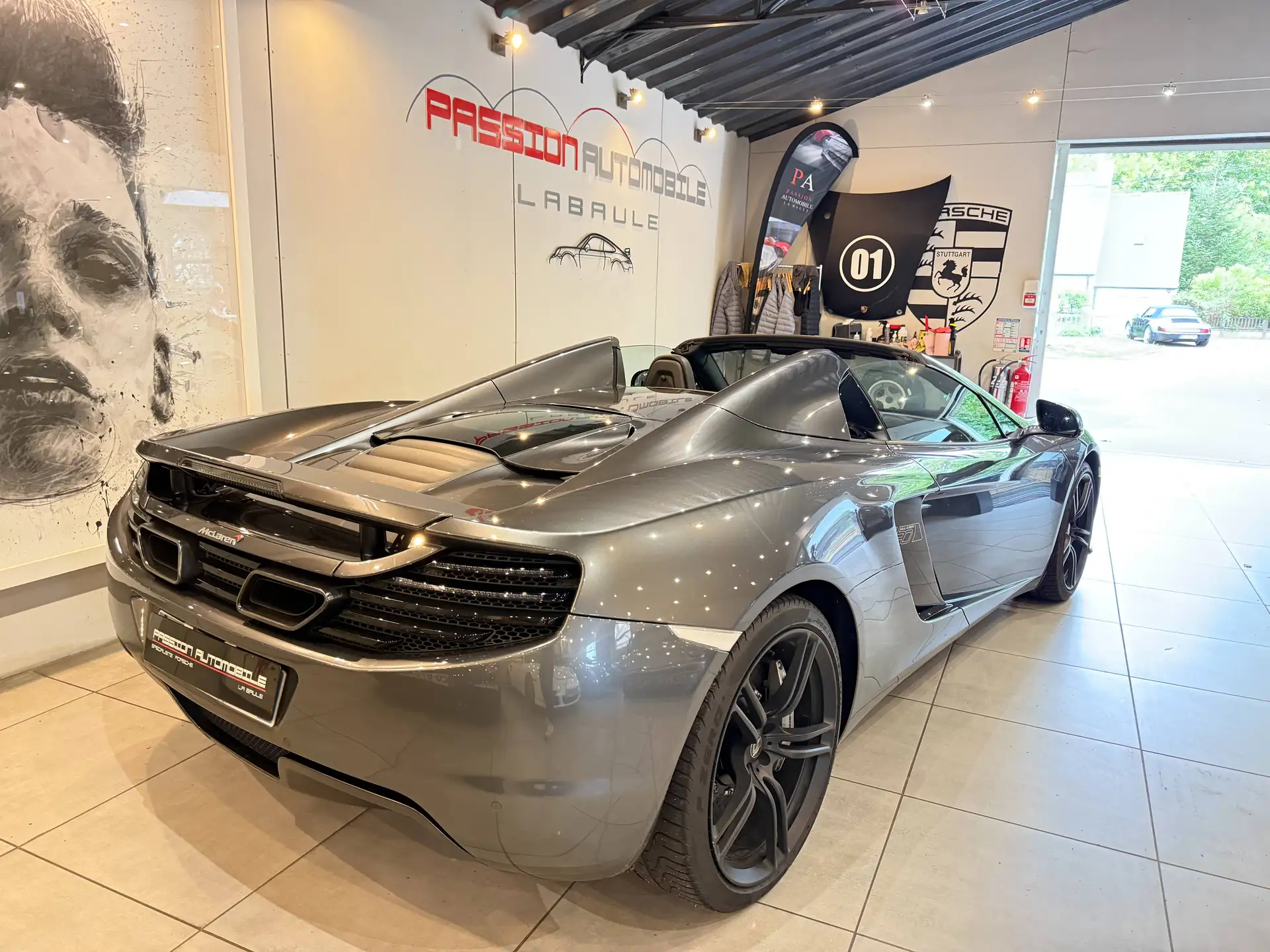 맥라렌 MP4-12C 12 C Spider 2014 회색 사진 8