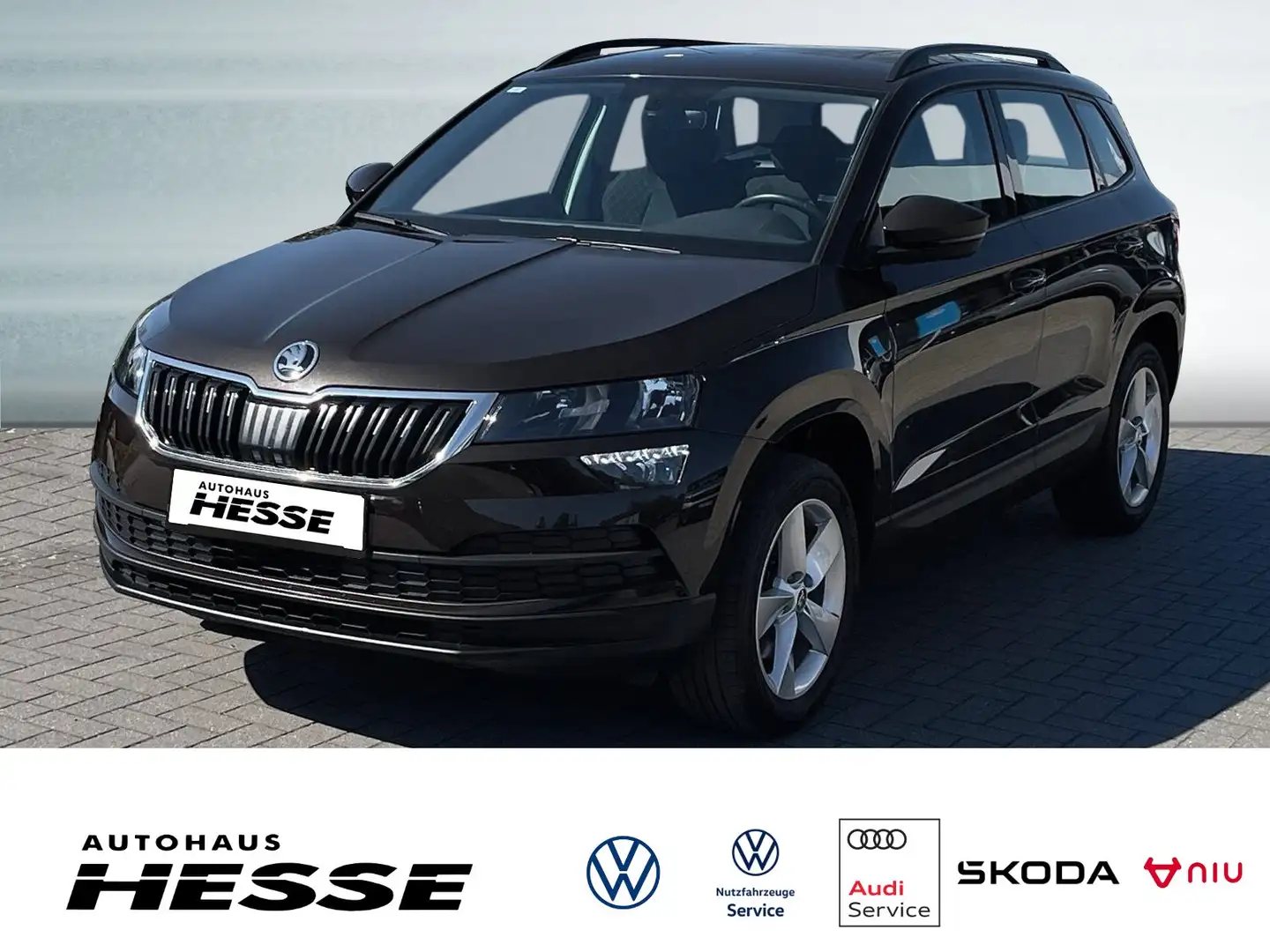 Skoda Karoq 1.0 TSI Ambition AHK PDC Marrón - 1