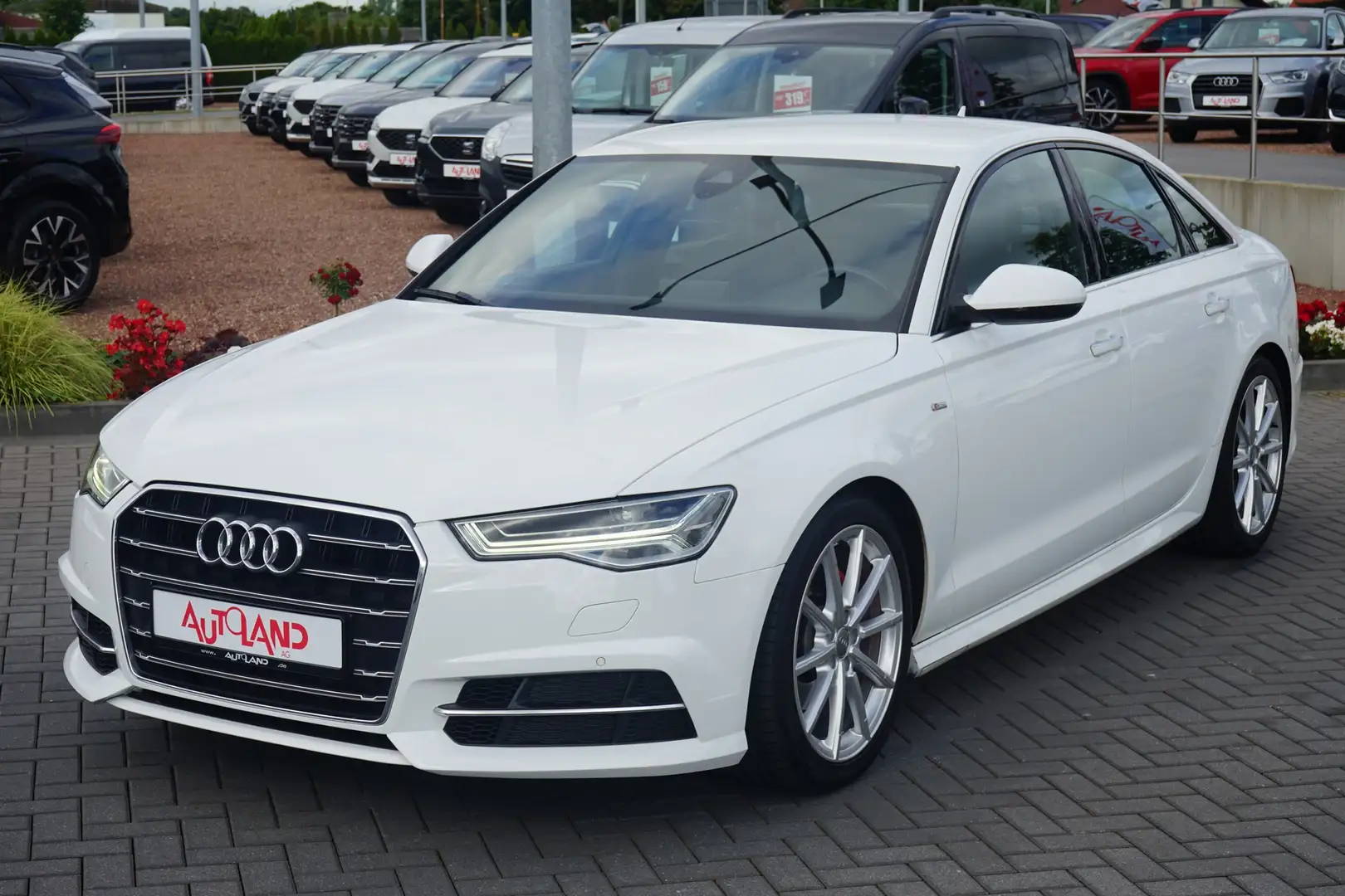 Audi A6 1.8 TFSI 2x S-Line Matrix Navi Leder Weiß - 2
