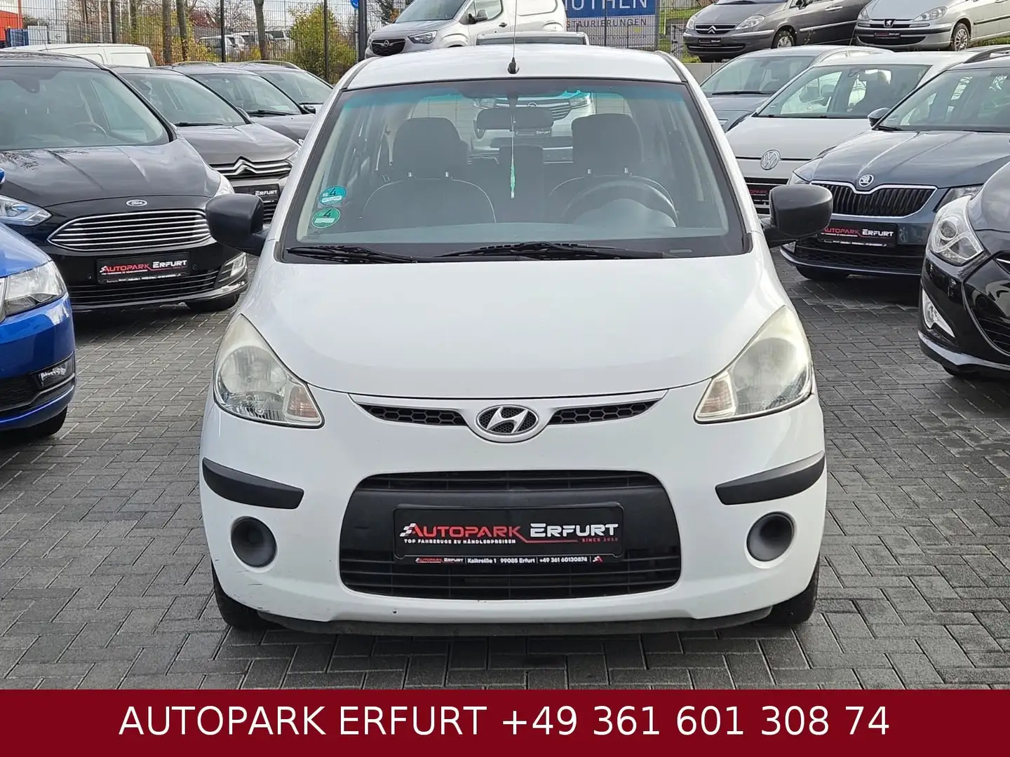 Hyundai i10 *Klima*Navi*Phone*Apple Car Play*TÜV+SERV+GAR Weiß - 1