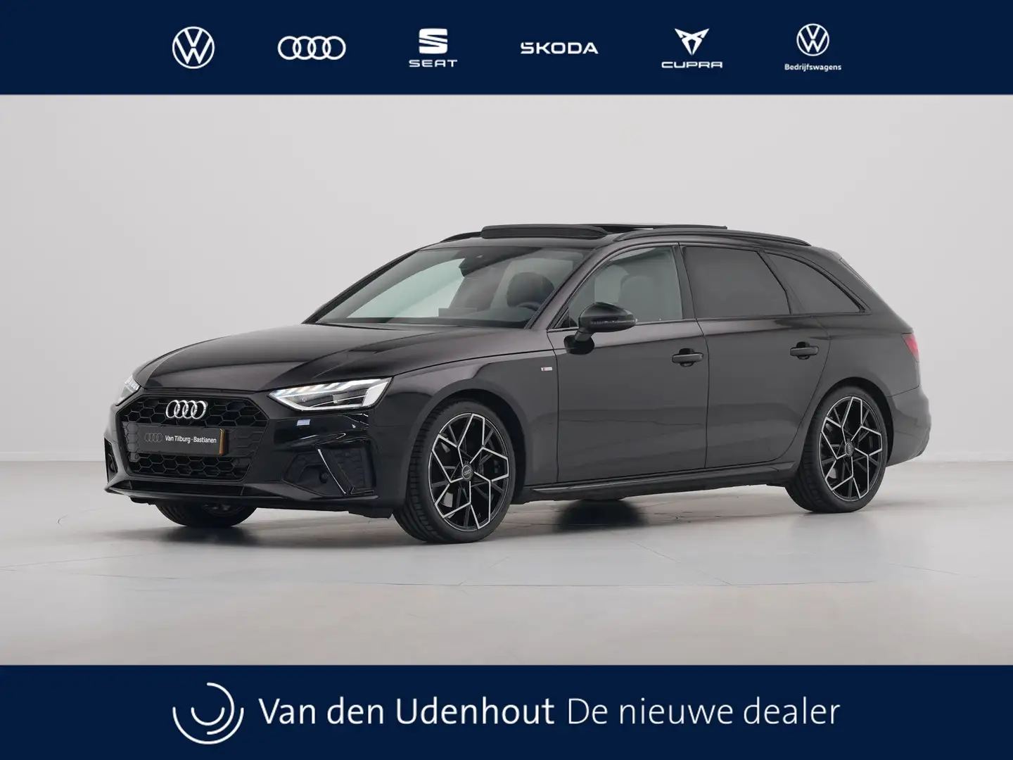 Audi A4 Avant 35 TFSI 150pk S-Line edition Panorama Naviga Zwart - 1