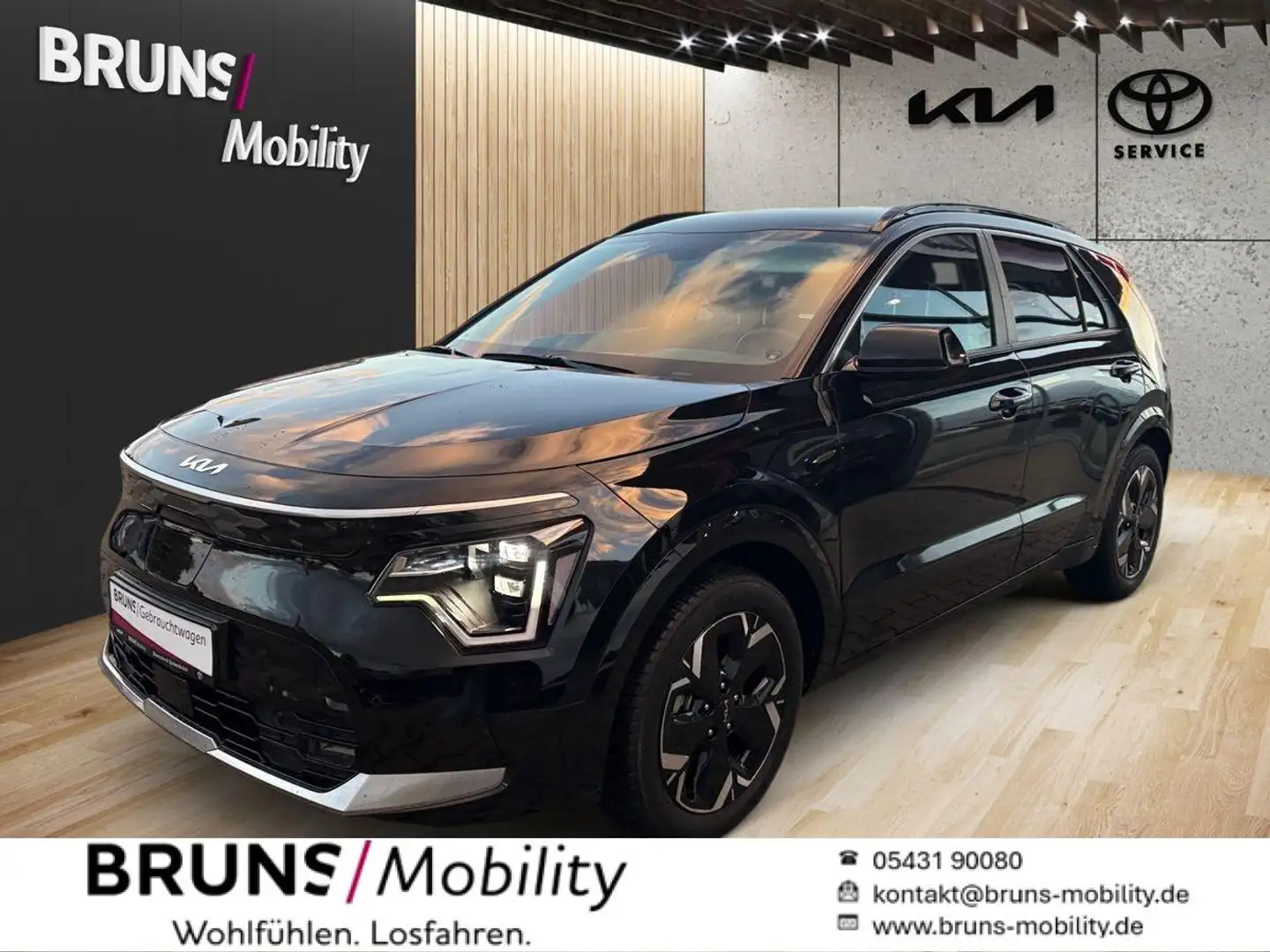 Kia Niro EV Spirit 64,8 kWh Schwarz - 1