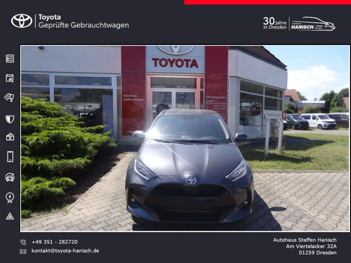 Toyota Yaris Hybrid 1.5 VVT-i Team Deutschland Grau - 1