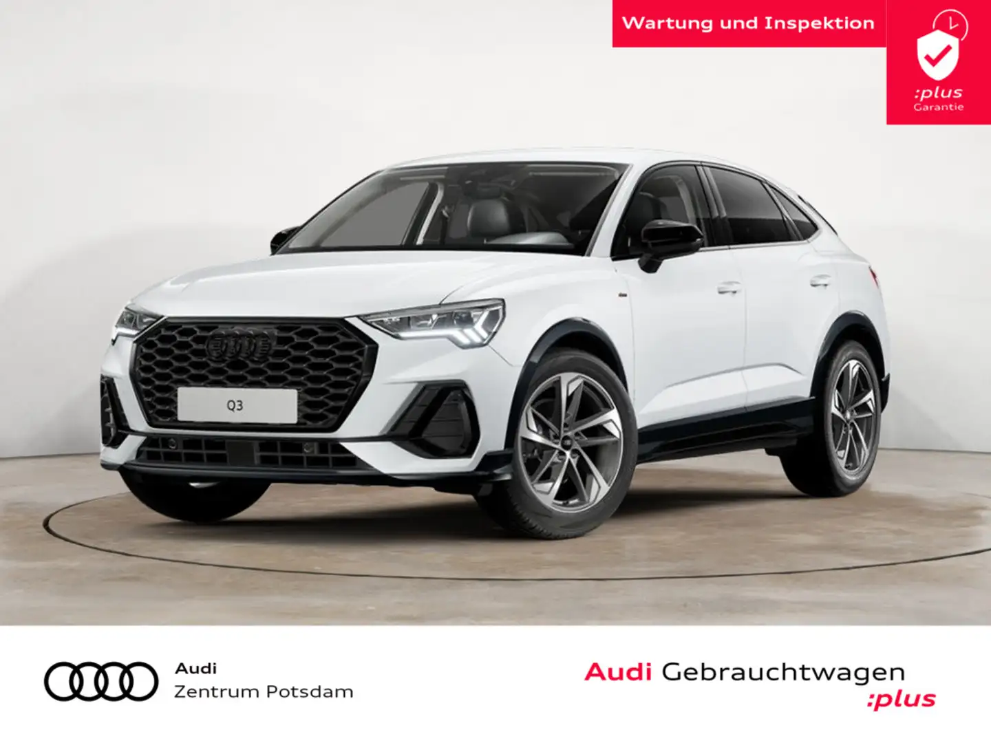 Audi Q3 Sportback 35TFSI S line LED NAVI AHK VIRTU Weiß - 1