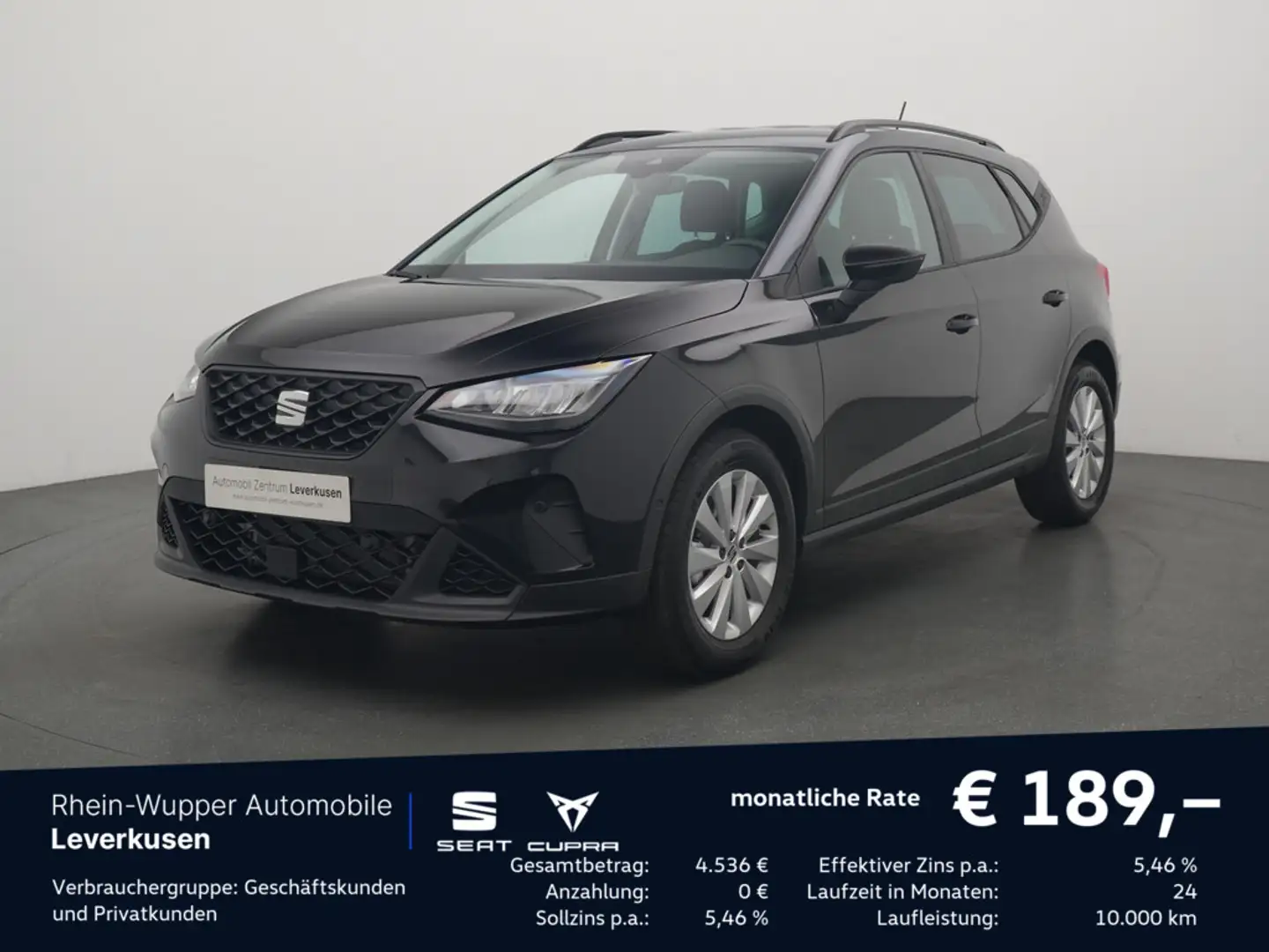 SEAT Arona Road Edition TSI DSG AHK ACC FACEL. LED Noir - 1