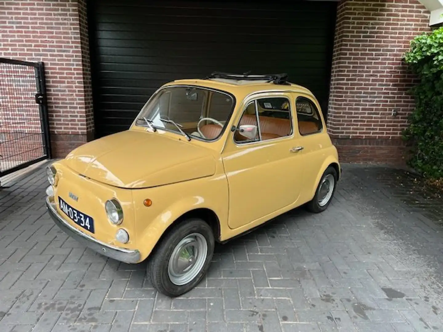 Fiat 500 500 R Geel - 1