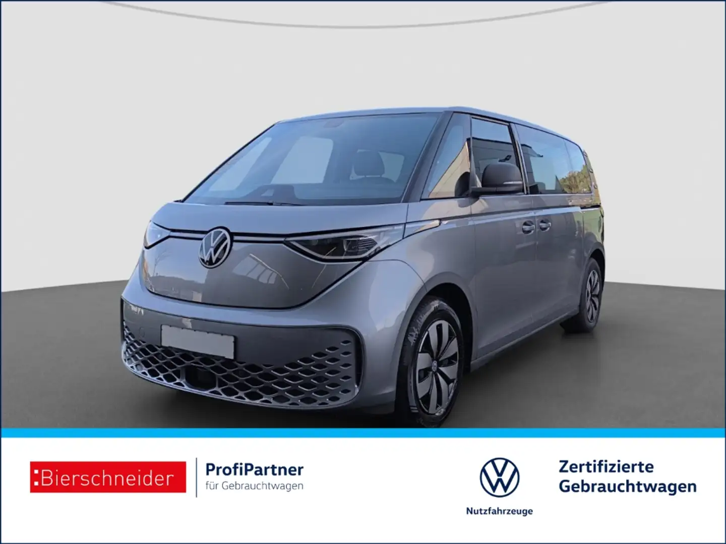 Volkswagen ID. Buzz PRO LWB 5-J-GAR WÄRMEPUMPE NAVI AHK Plateado - 1