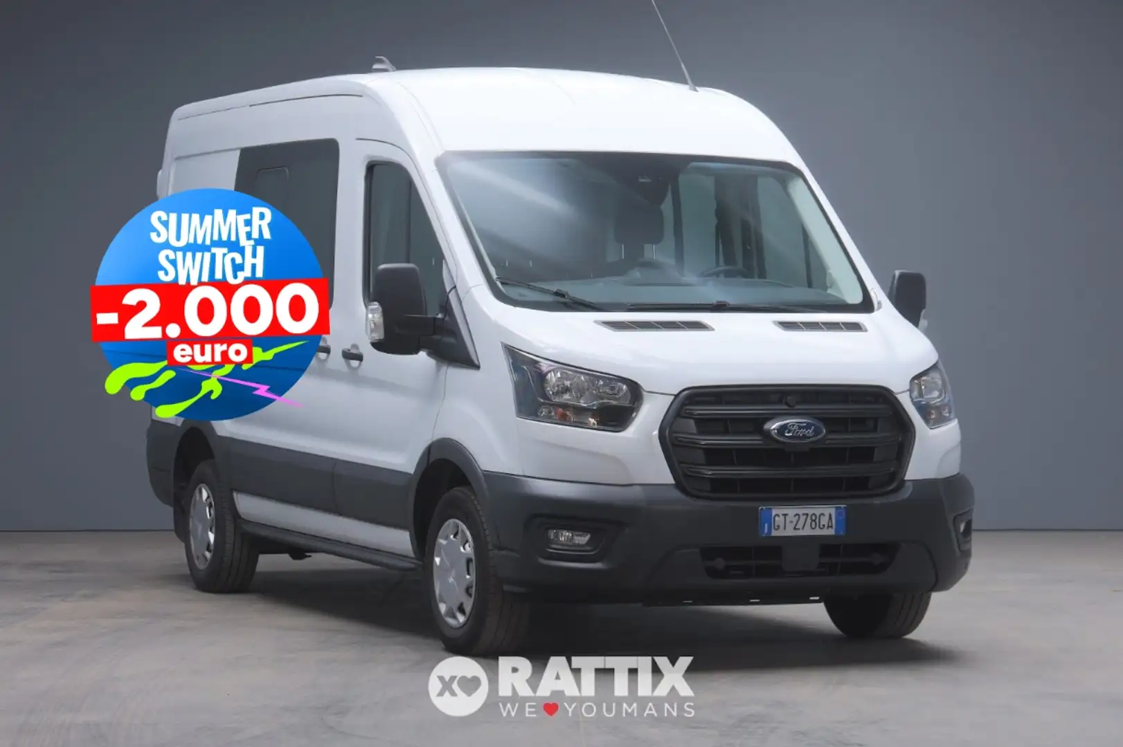 Ford Transit 310 2.0 TDCI 130CV Trend L2H2 6 p.ti IVA ESCLUSA White - 1