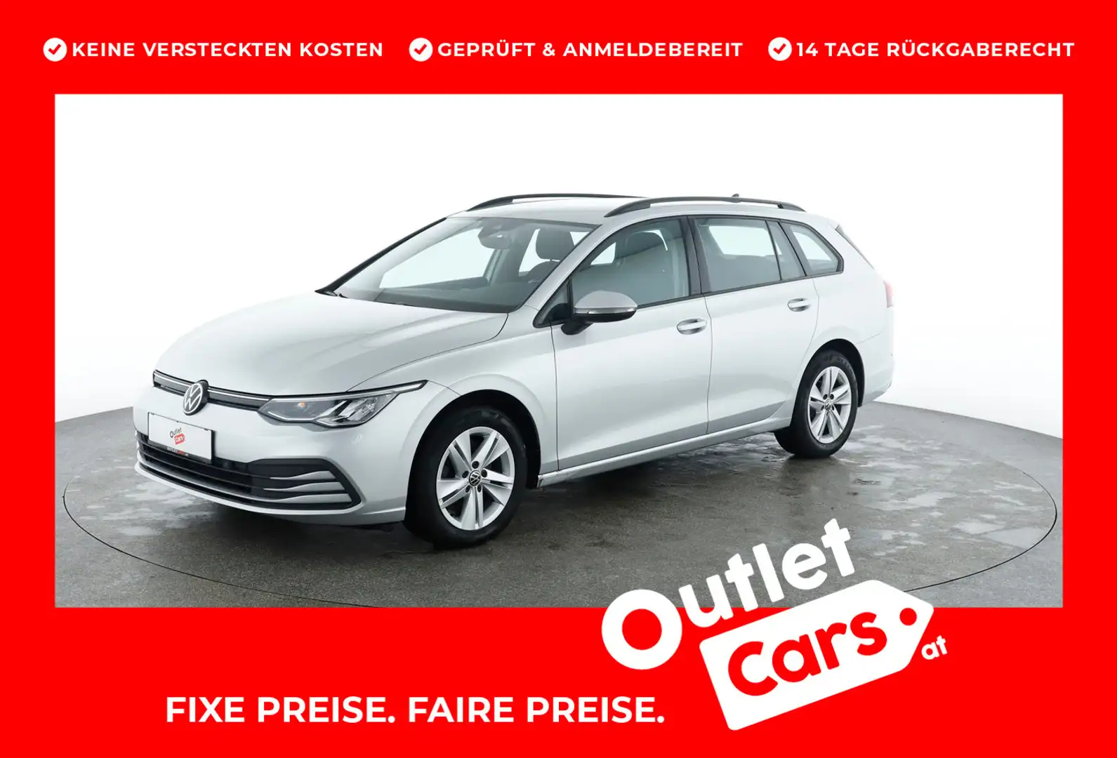 Volkswagen Golf Variant Life TDI DSG Silber - 1