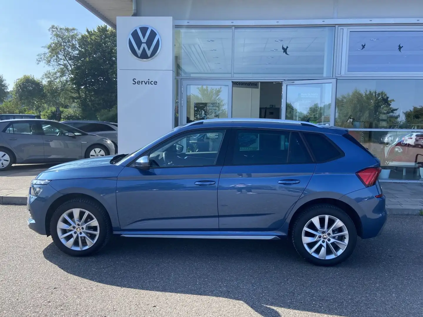 Skoda Kamiq 1.0 TSI DSG Style EL.HECK+17"+NAVI-COLUMBU Blau - 2