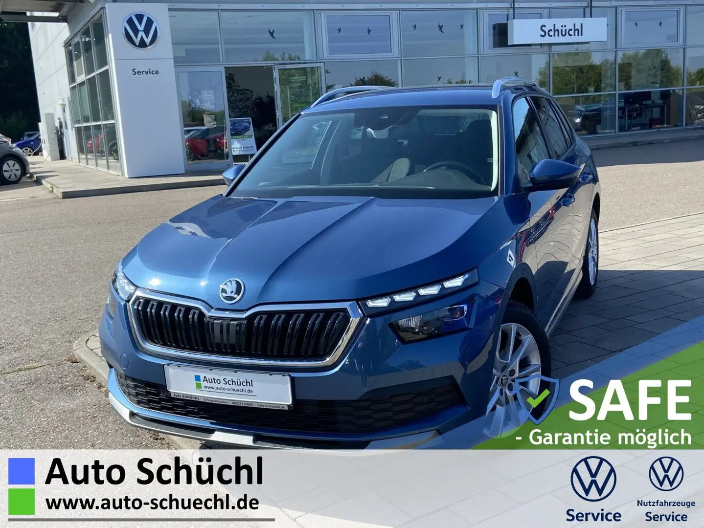 Skoda Kamiq 1.0 TSI DSG Style EL.HECK+17"+NAVI-COLUMBU Blau - 1