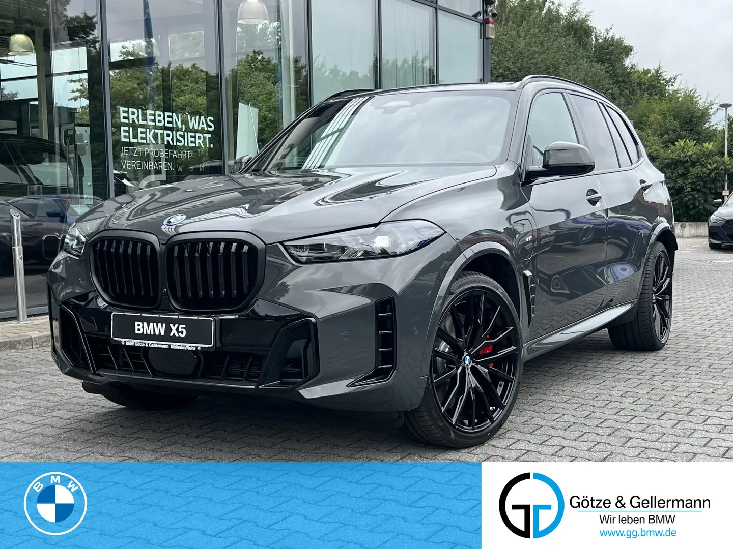 BMW X5 xDrive50e M Sport PRO Aktivlenkung Autobahnassiste Grijs - 1