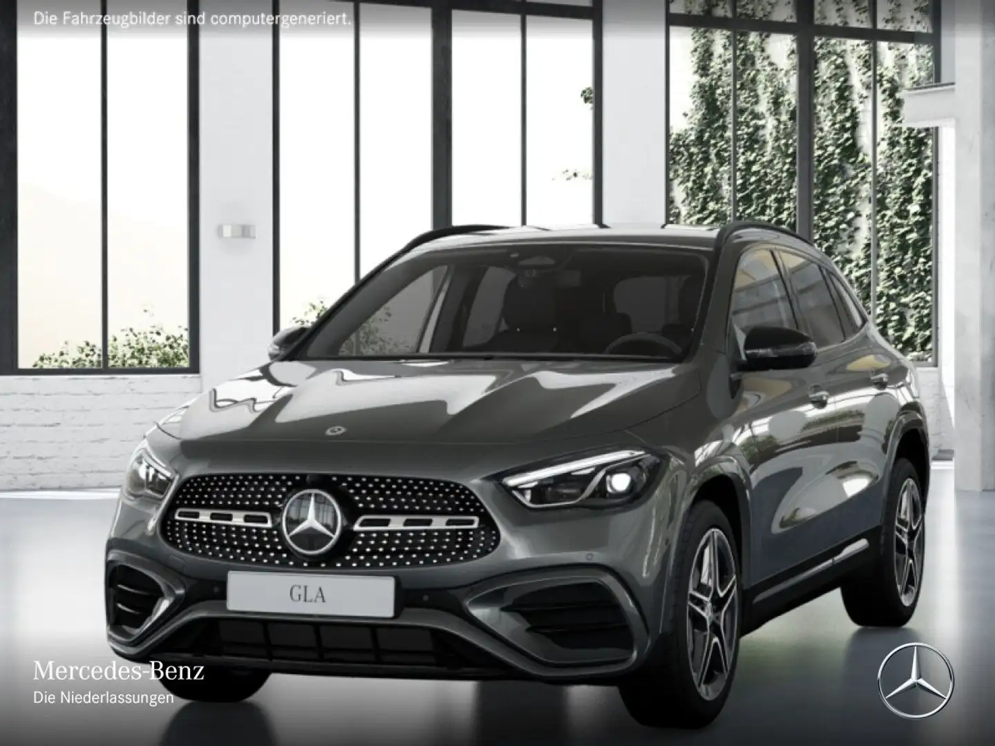 Mercedes-Benz GLA 200 d AMG+NIGHT+360°+MULTIBEAM+19"+TOTW+8G Grau - 2