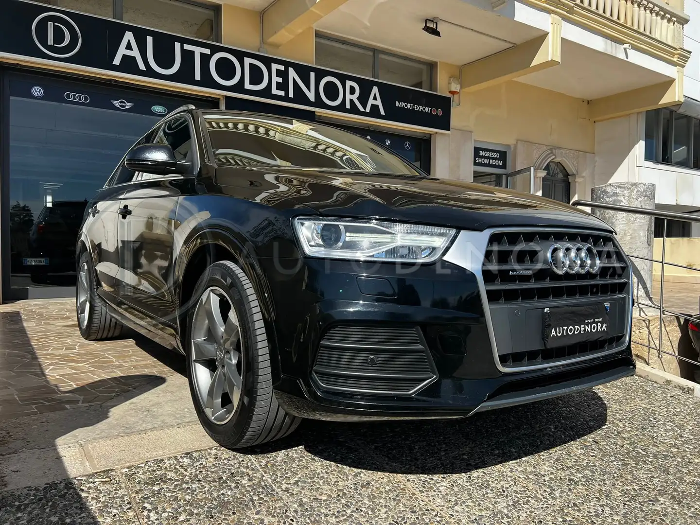 Audi Q3 2.0 tdi 184cv s-tronic Sline PELLE,TETTO,NAVI,XENO Nero - 1