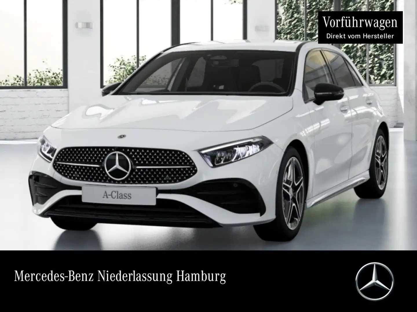 Mercedes-Benz A 250 e AMG+NIGHT+AHK+LED+KAMERA+TOTW+KEYLESS+8G Weiß - 1