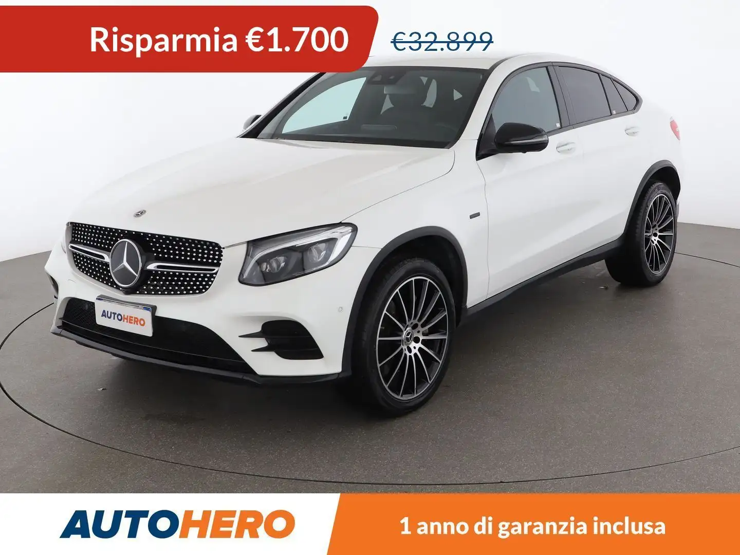 Mercedes-Benz GLC 350 GLC 350e Premium Coupé 4Matic PHEV Blanc - 1