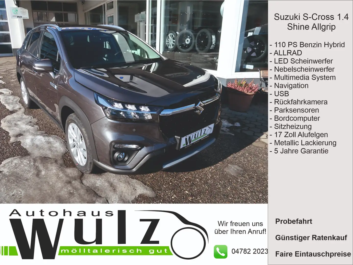 Suzuki S-Cross S-Cross 1,4 Hybrid ALLGRIP shine Grau - 1