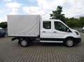 Ford Transit 350 L2 Pritsche+Plane DoKa 7-Sitzer+Klima+SHZ+4x4 Blanc - thumbnail 1