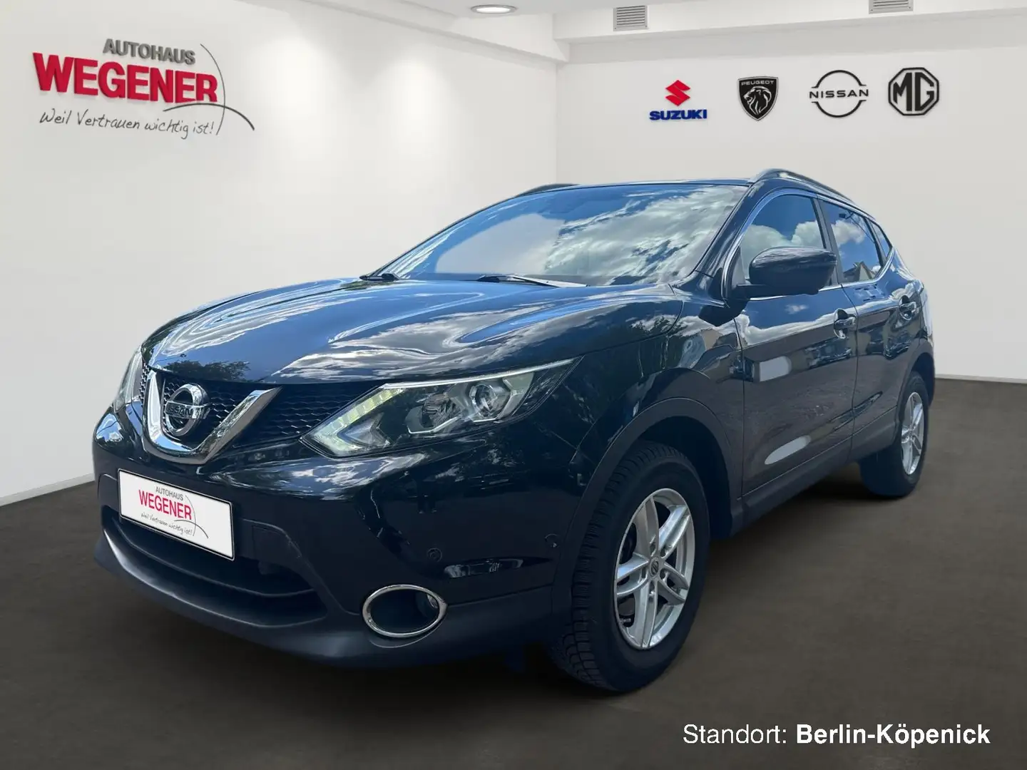 Nissan Qashqai QASHQAI TEKNA 1.6 DIG-T SHZ NAVI PANO SHZ 360° Noir - 1