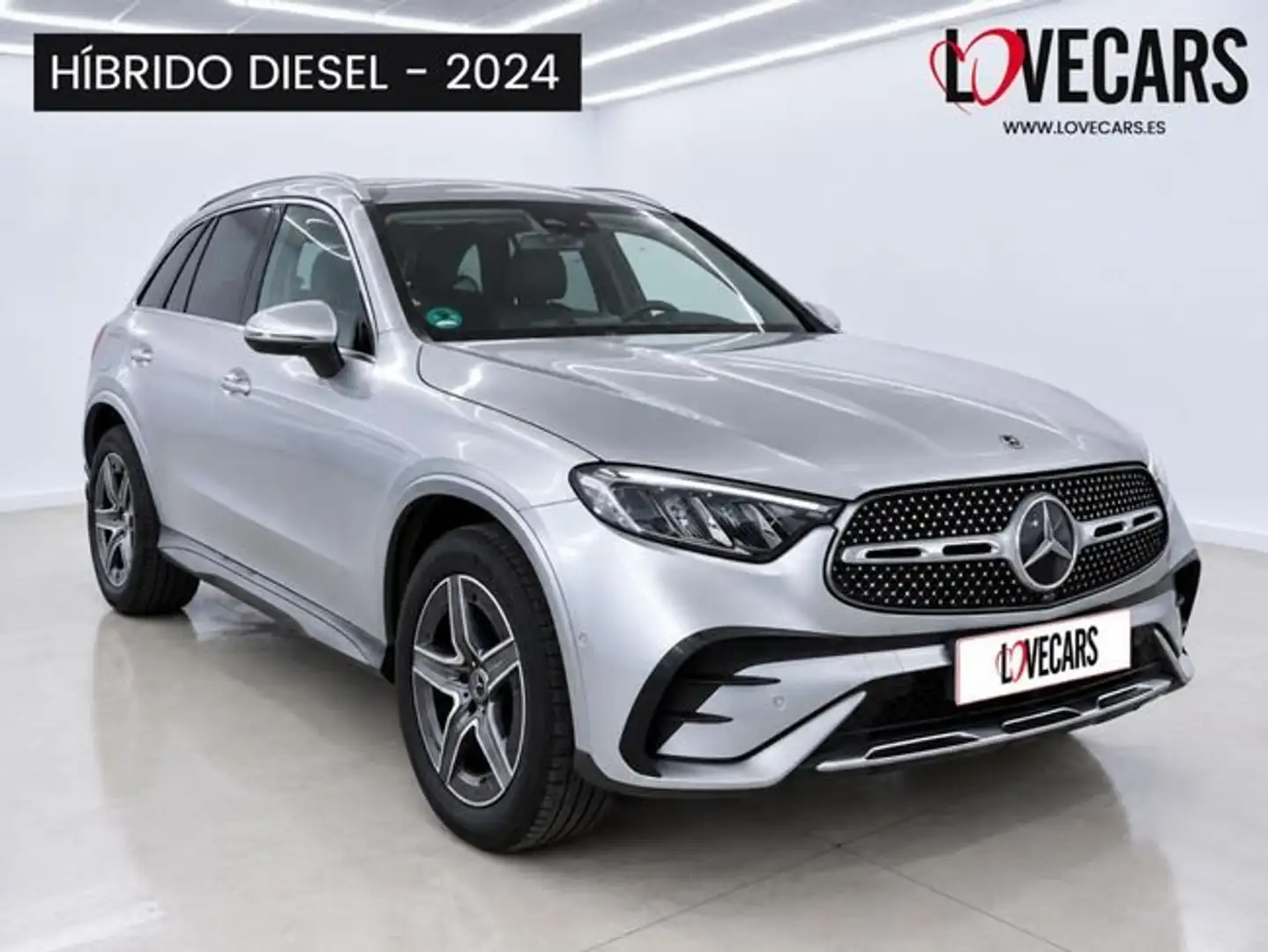 Mercedes-Benz GLC 300 300de 4Matic Plateado - 1