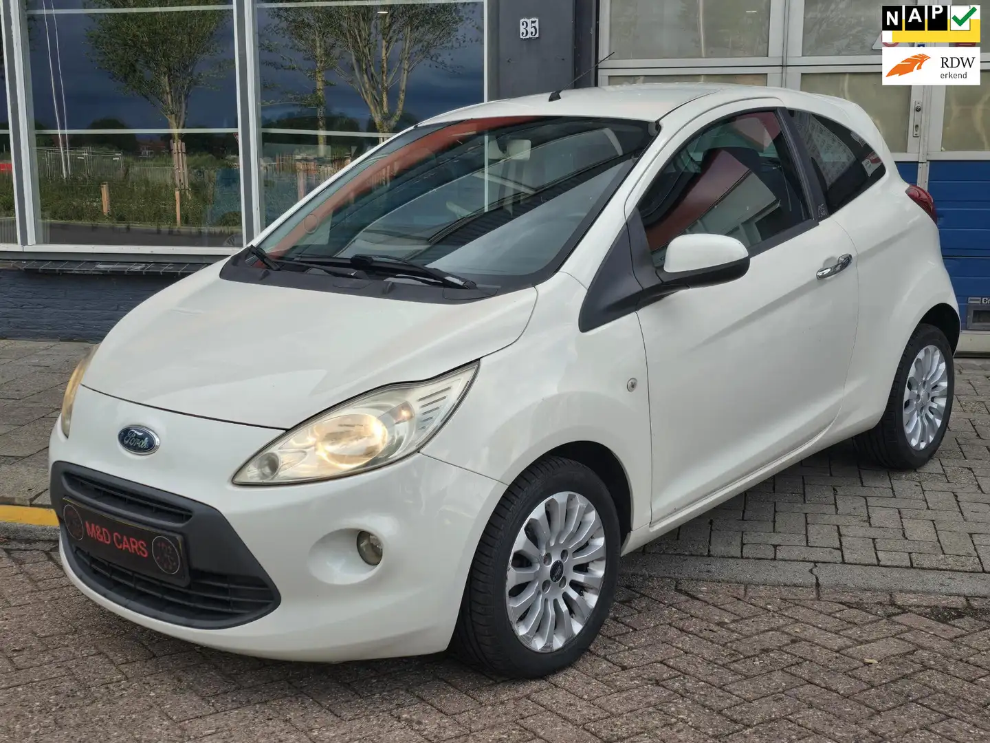 Ford Ka/Ka+ 1.2 Titanium X AIRCO/NAP/ELEK RAMEN/NWE APK Blanco - 1