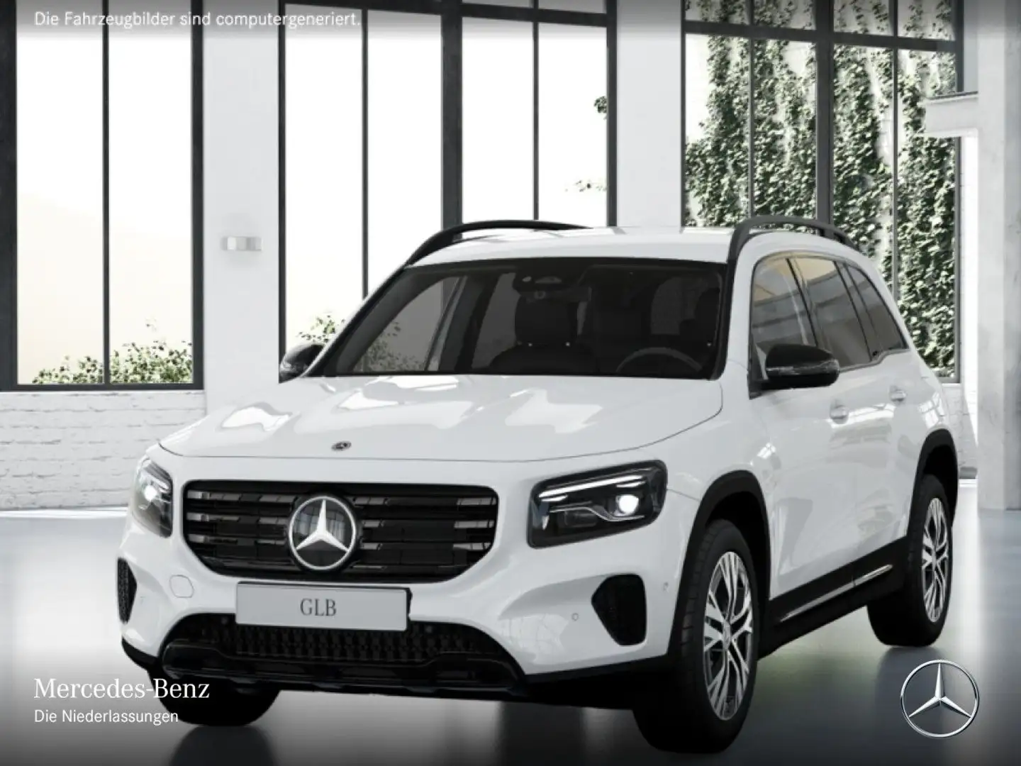 Mercedes-Benz GLB 200 d PROGRESSIVE+NIGHT+AHK+MULTIBEAM+KAMERA Weiß - 2