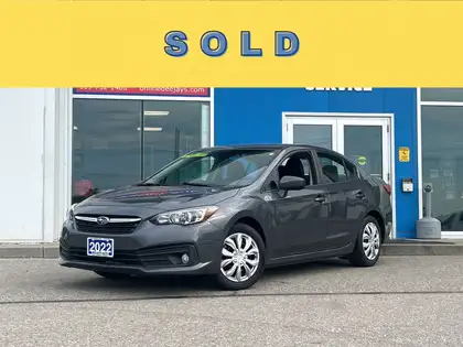 Gray 2022 Subaru Impreza Sedan  Automatic