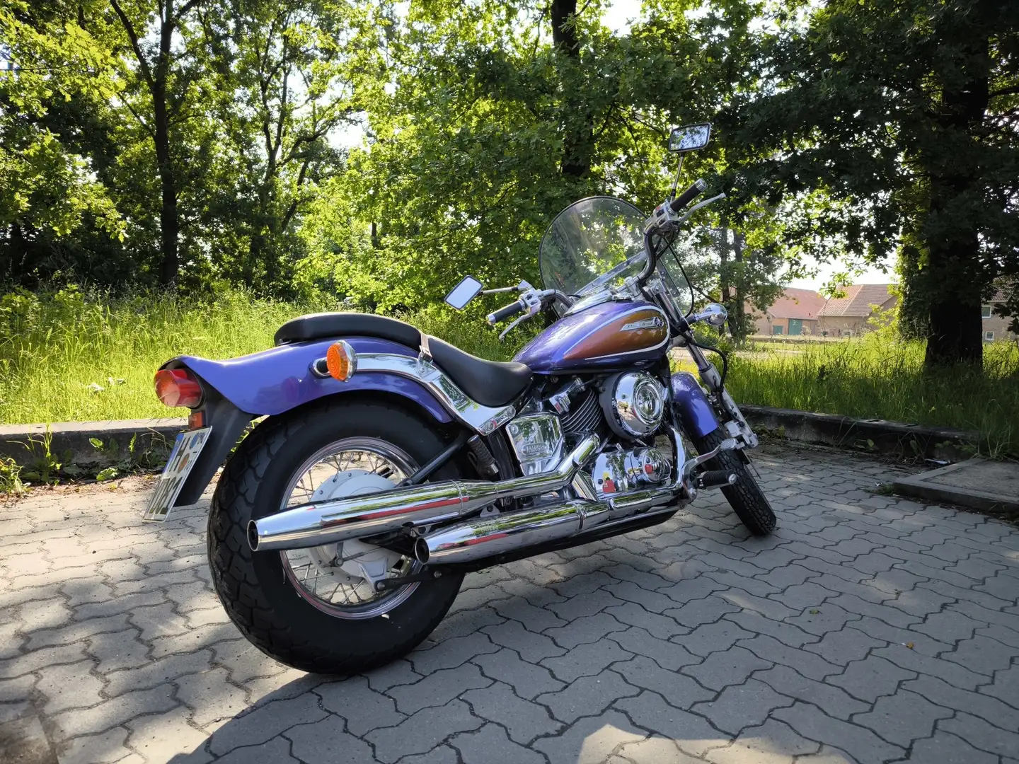 Yamaha XVS 650 Fioletowy - 2
