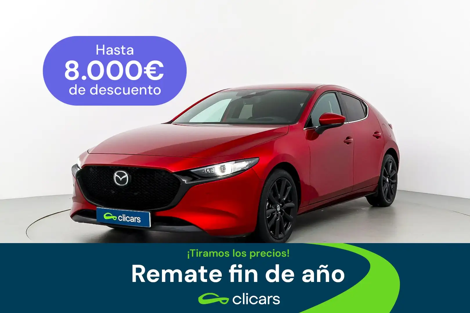 Mazda 3 2.0 e-Skyactiv-X Zenith Aut. 137kW Rojo - 1