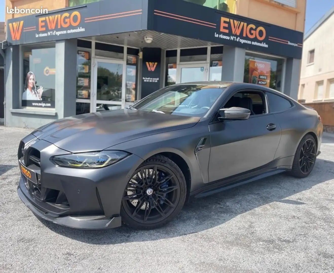BMW M4 coupe 3.0 510 competition m xdrive bva Gris - 1