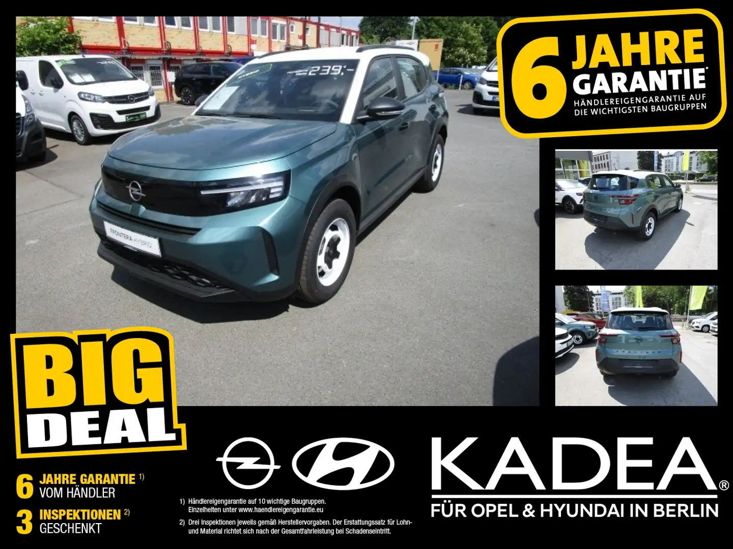 Opel Frontera Winter-Paket,PDC,KlimaA,Rückkamera,DAB+ Verde - 1