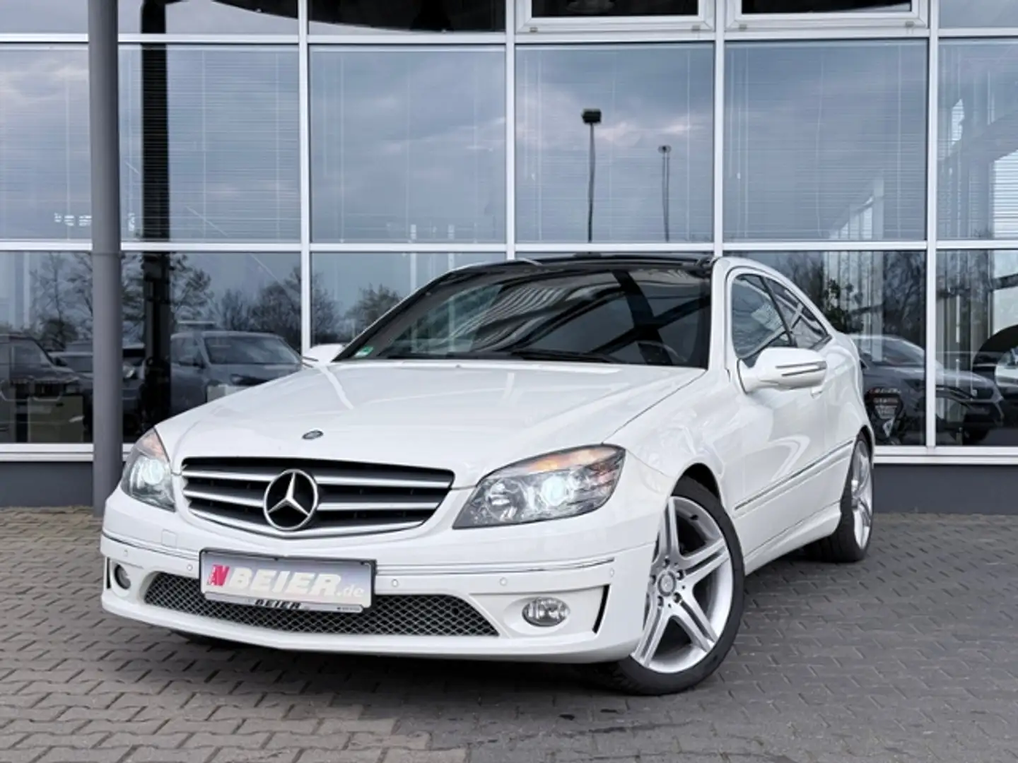 Mercedes-Benz CL 180 K Panorama 2xPDC 18Zoll Scheckheft CL 180 Weiß - 2