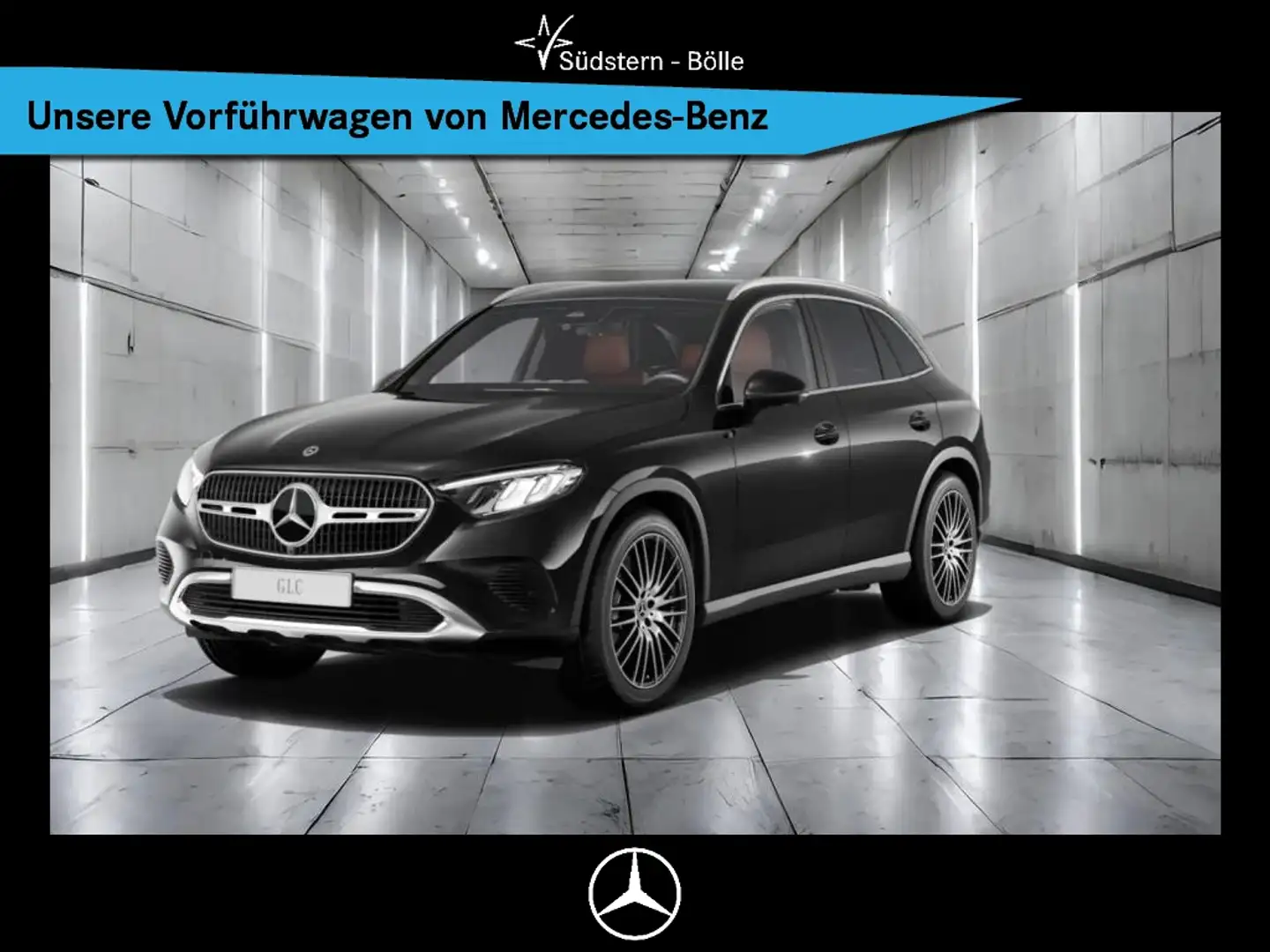 Mercedes-Benz GLC 300 4M +AVANTGARDE+MEMORY+NAVI+AMBIENTE+AHK Schwarz - 1