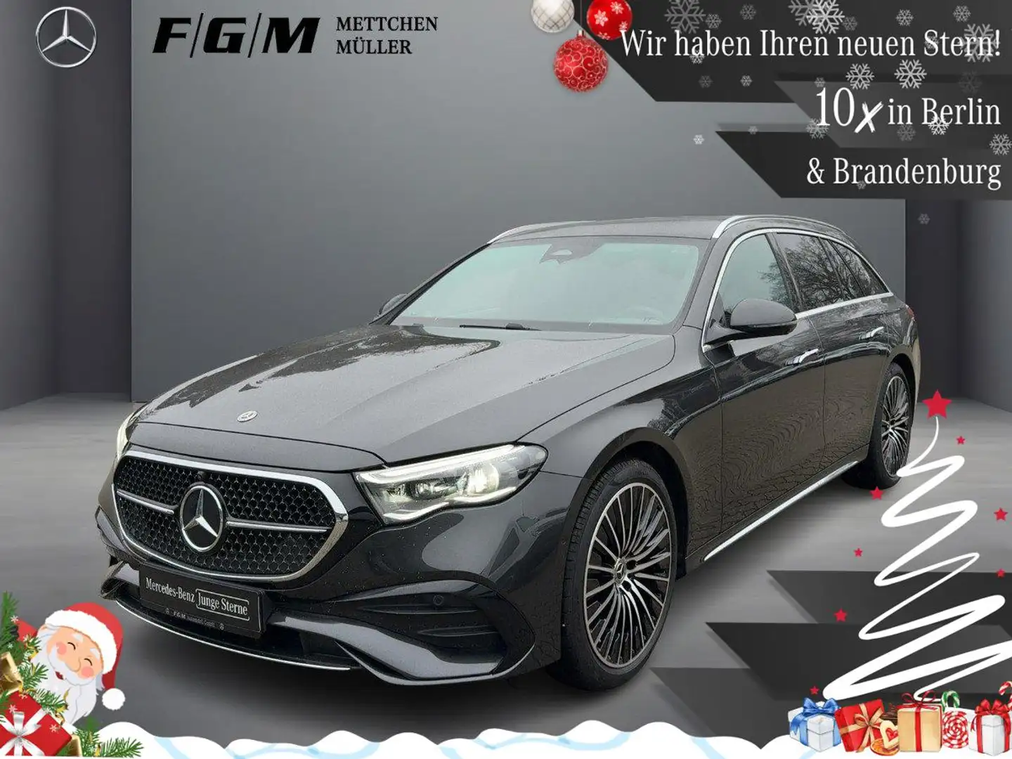 Mercedes-Benz E 200 T AMG-Line Advanced Plus DigiLight|KeyGo Grau - 1