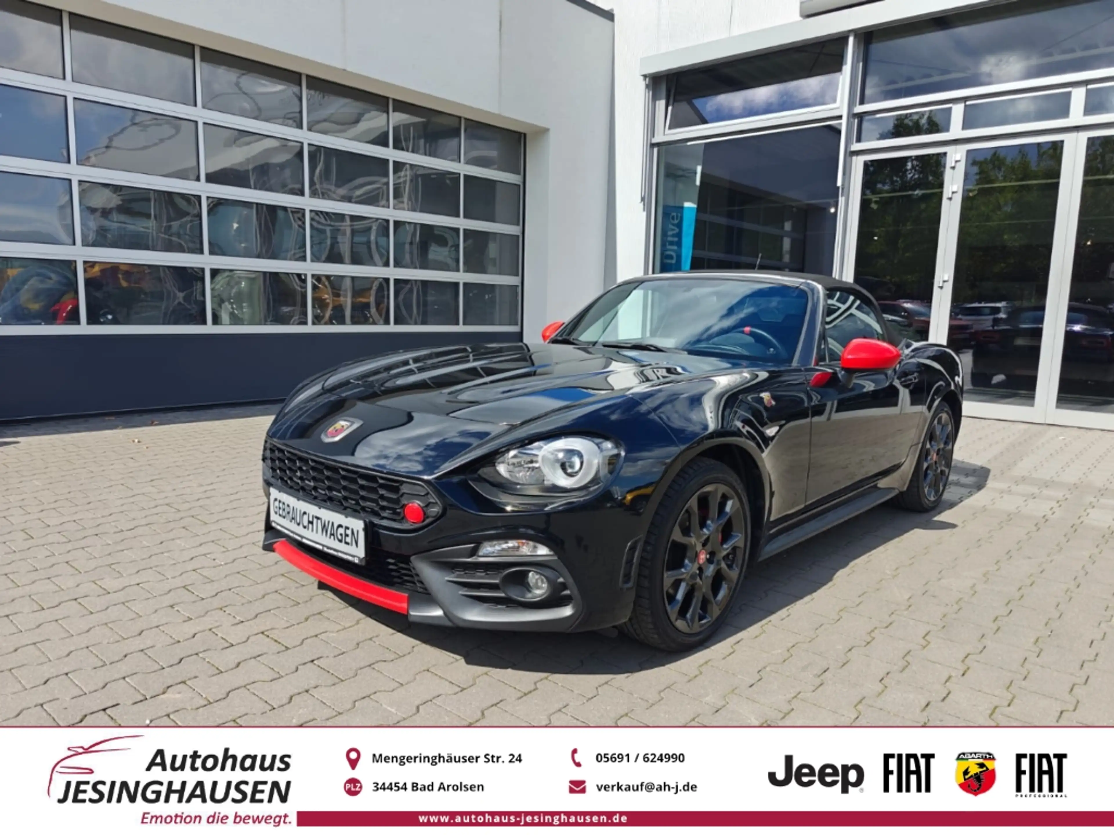 Abarth 124 Spider Turismo+Bose+Leder+ Klimaautom+SHZ+Temp+Speedlimit