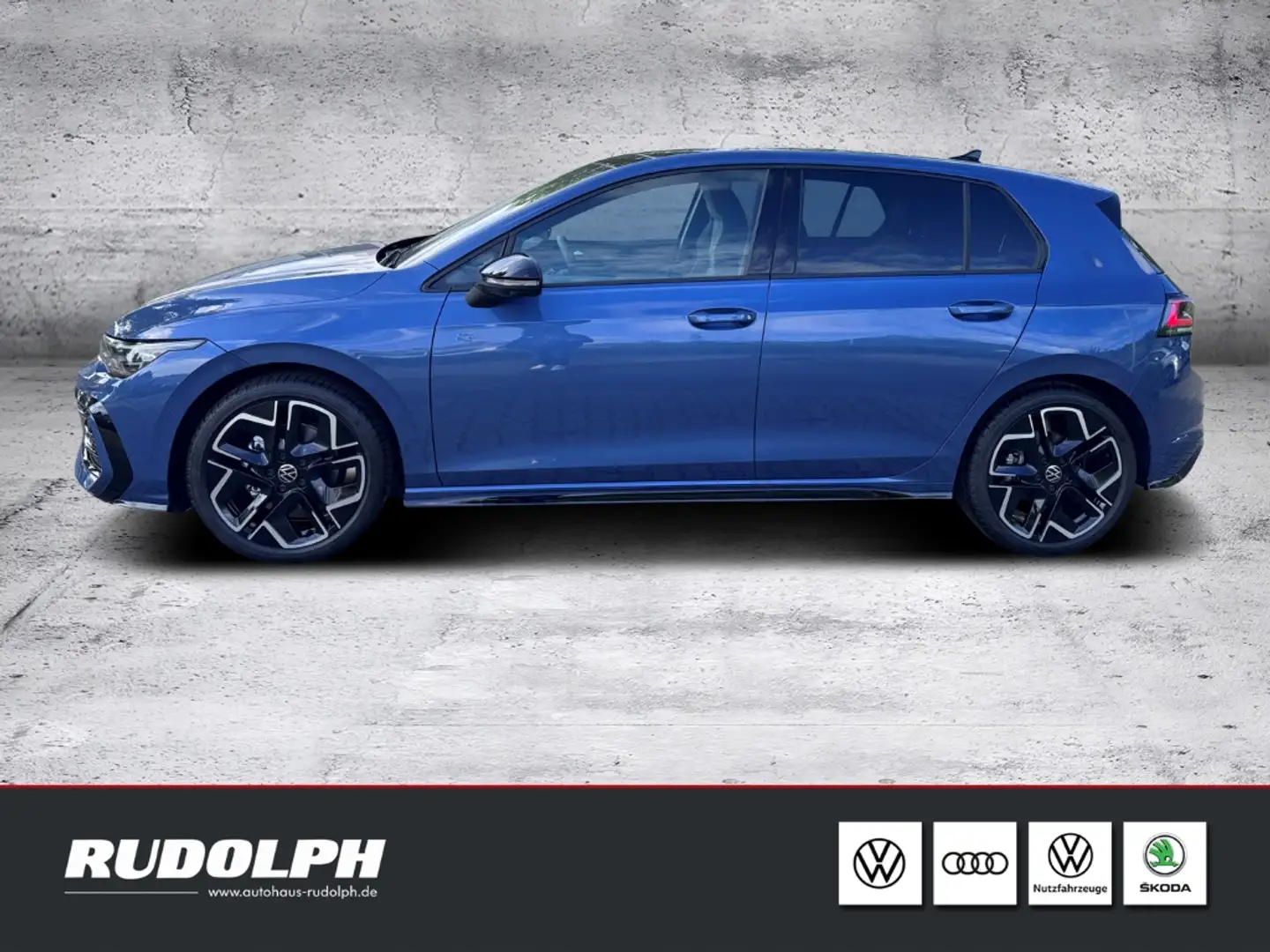 Volkswagen Golf VIII 1.5 eTSI R-Line DSG HUD LED SHZ Panorama Harm Blau - 2