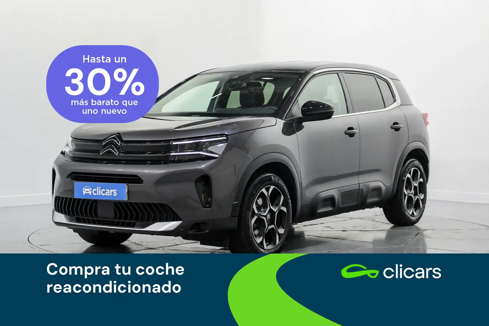 Citroen C5 Aircross Hybrid Plus e-DCS6 136 Gris - 1
