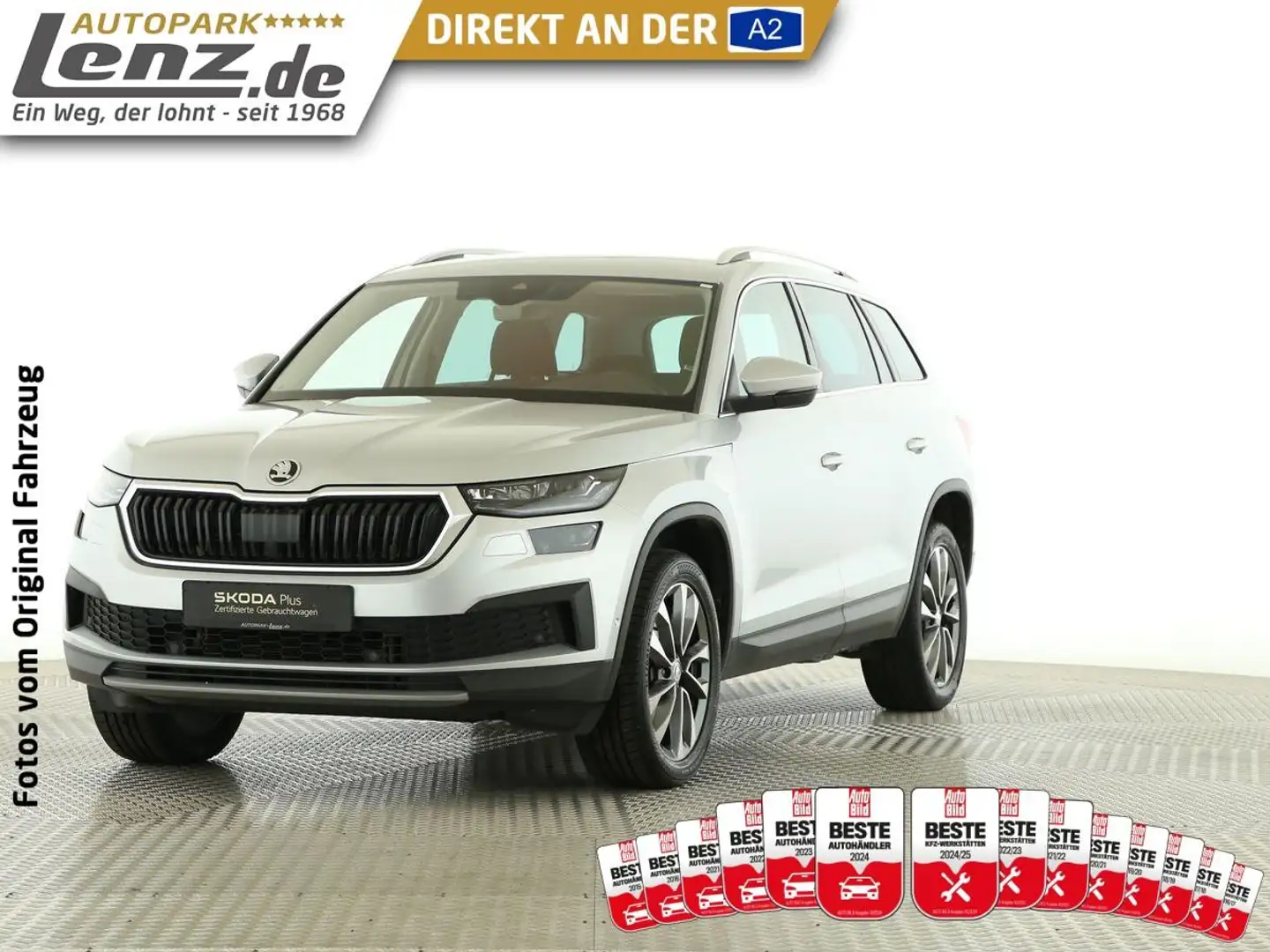 Skoda Kodiaq Tour   Matrix Navi AHK PDC Kamera ACC SHZ Argento - 1