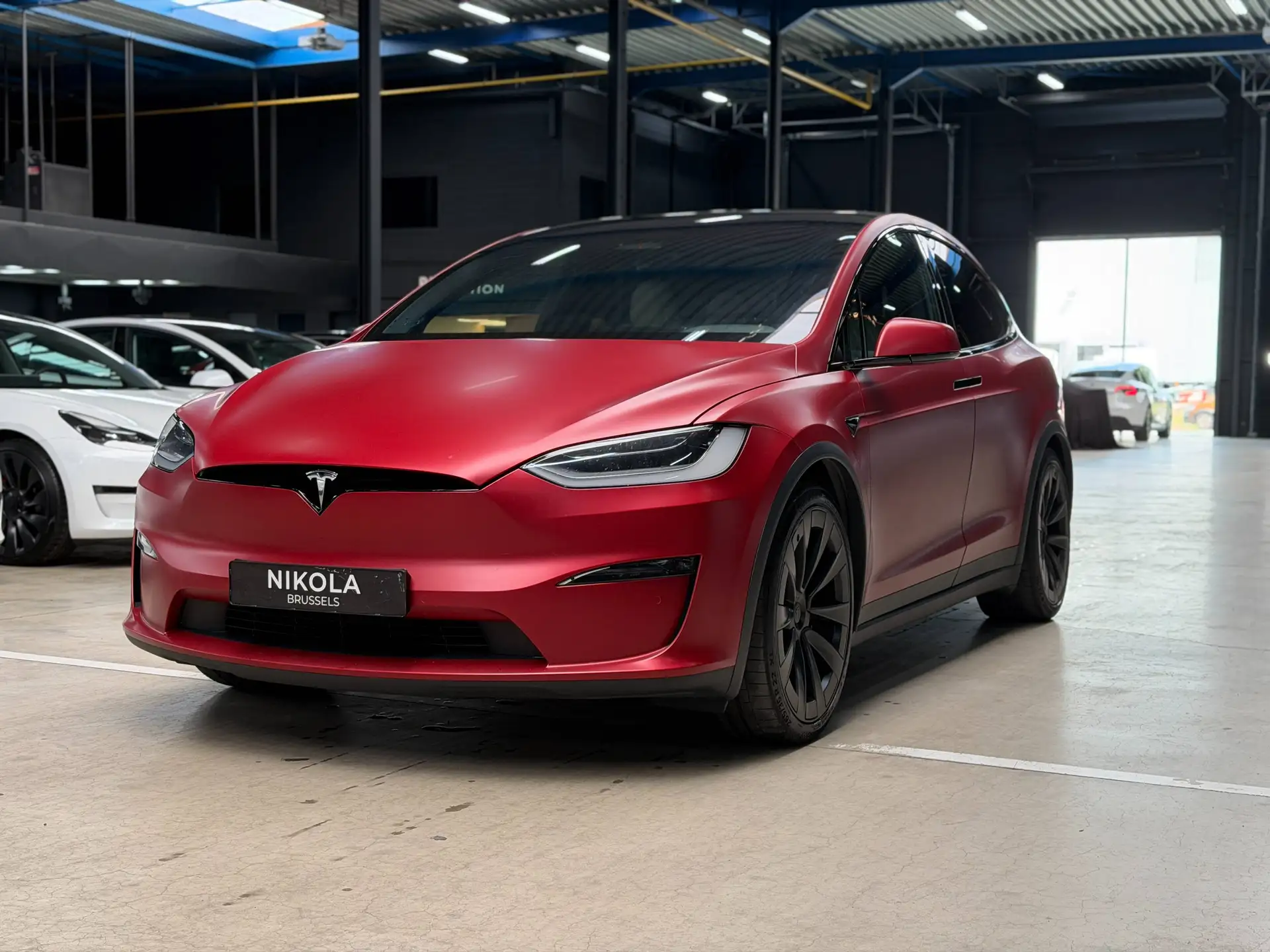 테슬라 Tesla Model X E 750 kW 2022 빨강 사진 6
