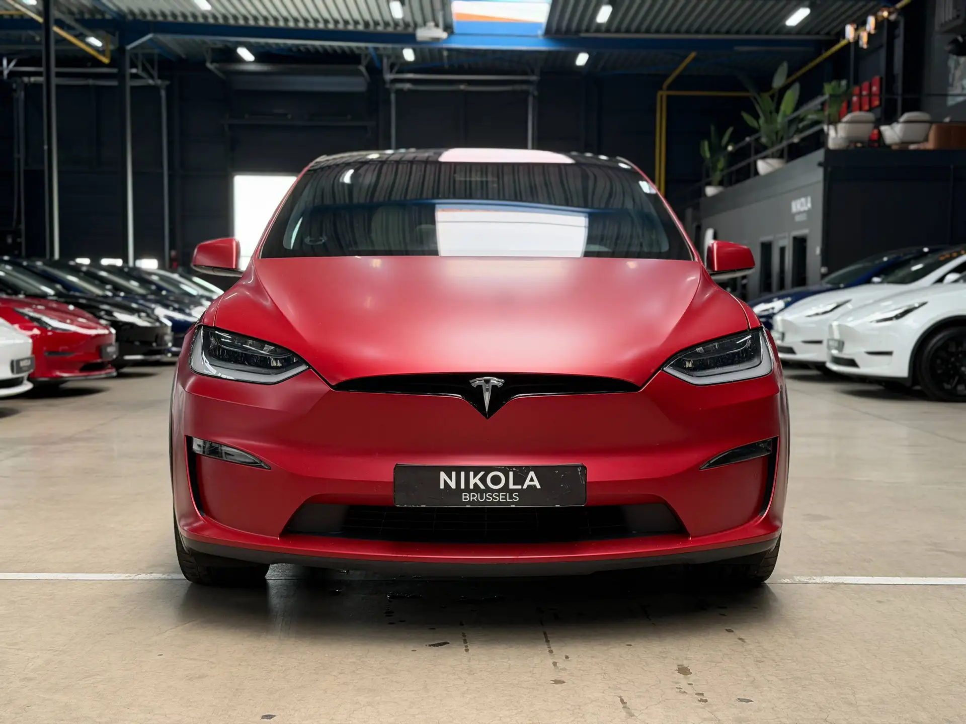 테슬라 Tesla Model X E 750 kW 2022 빨강 사진 5
