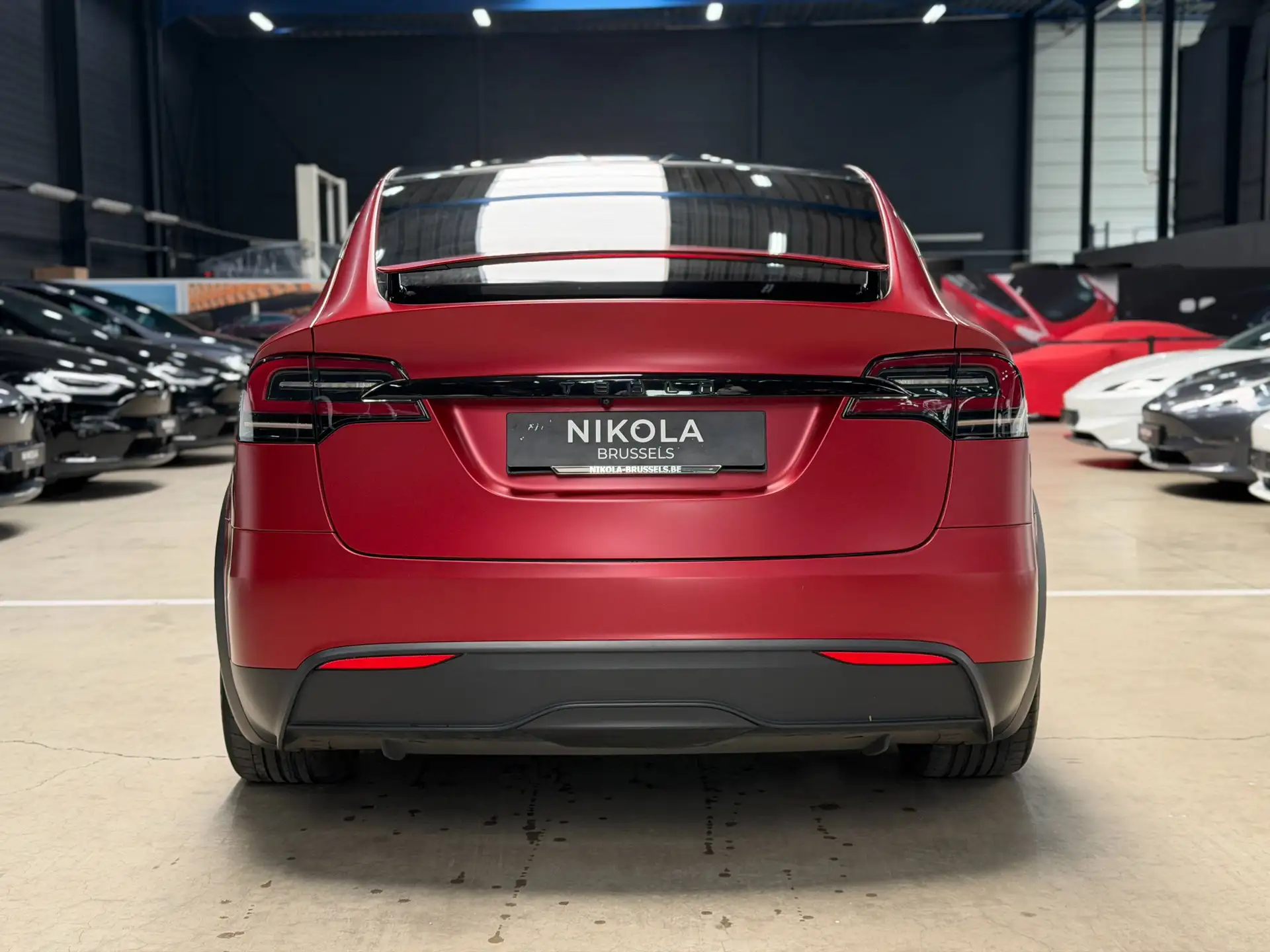 테슬라 Tesla Model X E 750 kW 2022 빨강 사진 2